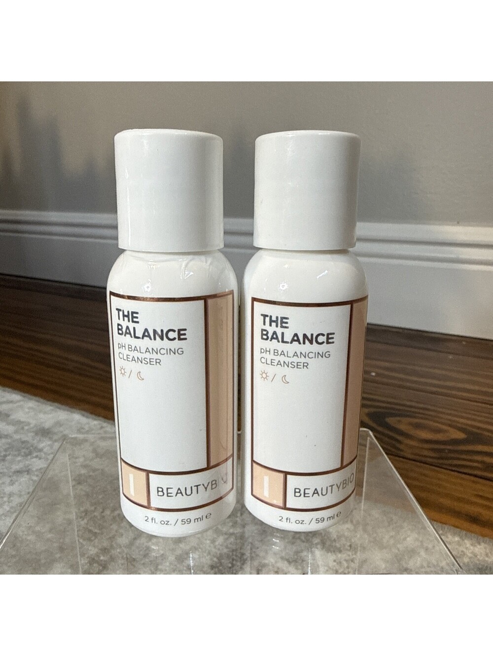 (Lot Of 2) Beautybio The Balance PH Balancing Cleanser  - 2 oz / 59 ml